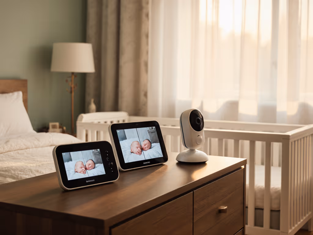 Dual Camera Baby Monitors: Lag-Free Split-Screen Comparison