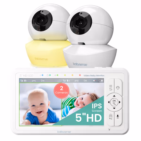 Babysense 5" HD Split-Screen Monitor